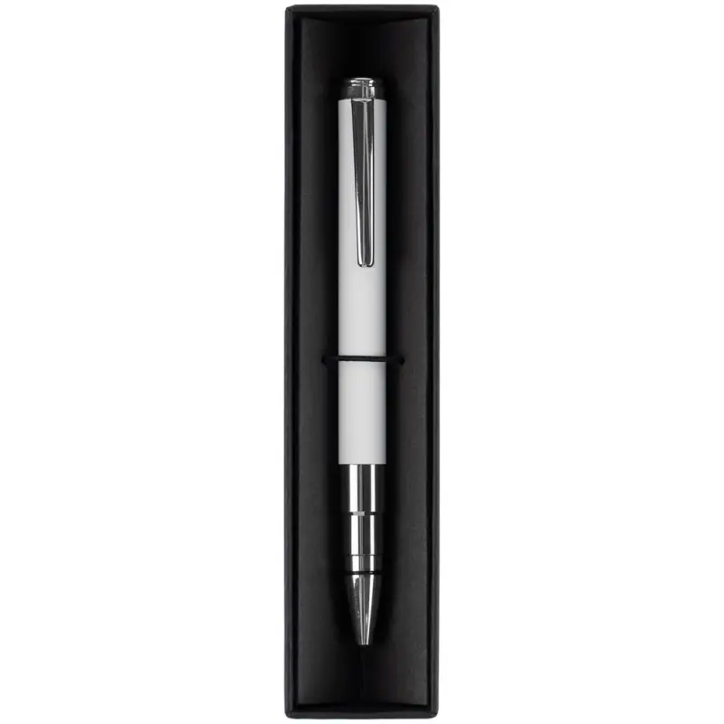 Ручка шариковая Kugel Chrome, белая Ручка шариковая Kugel Chrome, белая