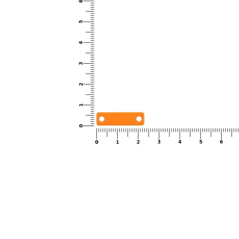 Шильдик металлический Alfa Liten, оранжевый неон