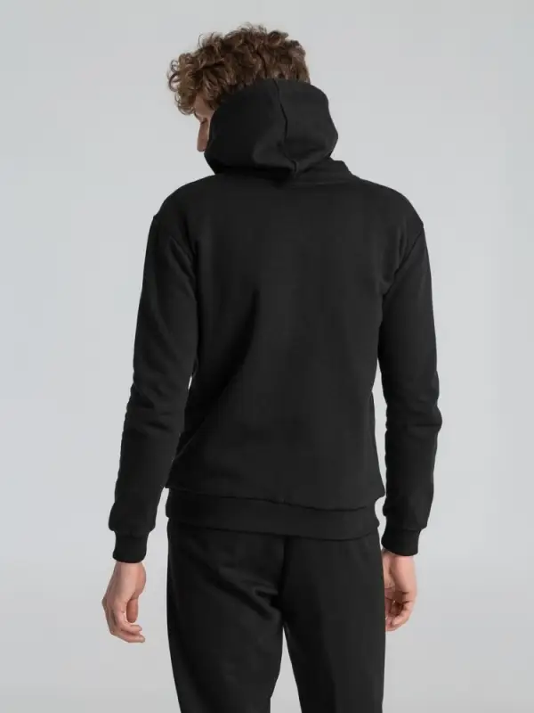 Толстовка на молнии с капюшоном Siverga Heavy 2.0, черная, размер 3XL