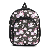 Рюкзак детский для девочки с карманом, 23&times;19&times;6 см, Коты аристократы