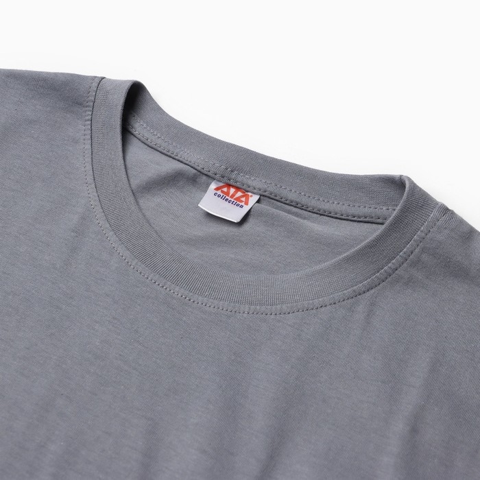 Футболка мужская, цвет серый, р-р 48