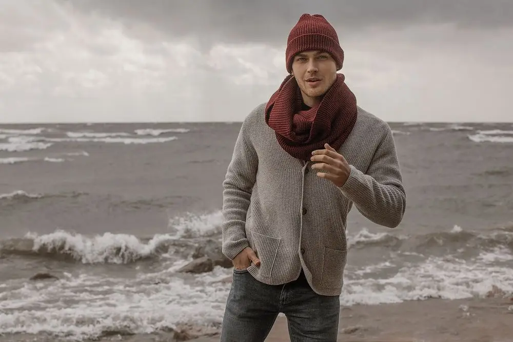 Снуд Brugge, бордовый Снуд Brugge, бордовый