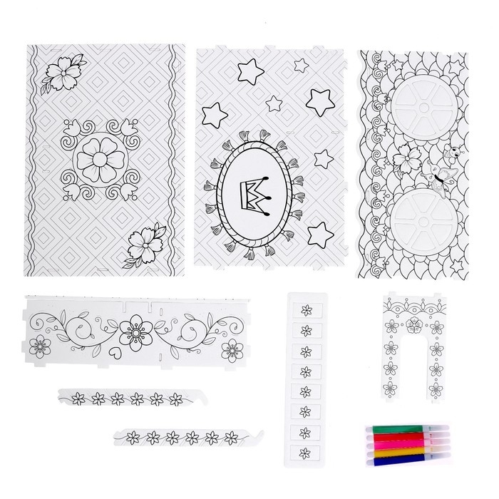 Набор для творчества Домик-раскраска &laquo;Сказочные принцессы&raquo;