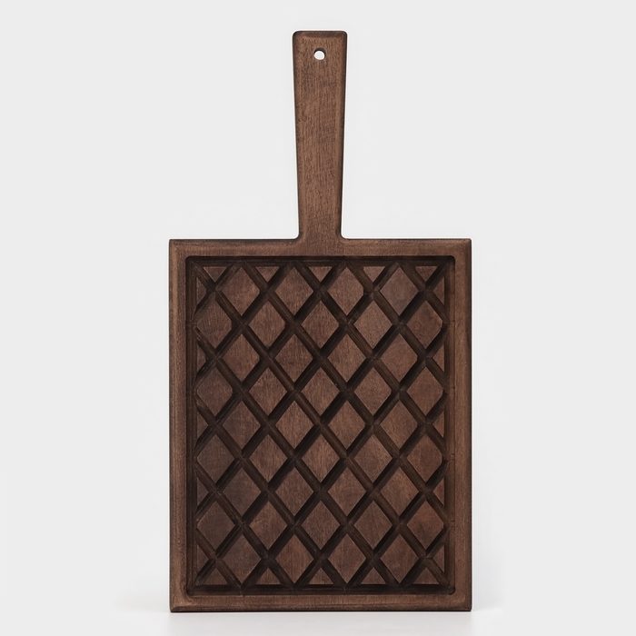 Доска разделочная для подачи Wild Kitchen, 42&times;22&times;2.5 см, граб темный