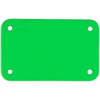 Лейбл из ПВХ Kreta, S, зеленый неон