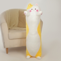 Мягкая игрушка-подушка &laquo;Кот&raquo;, 110 см, цвет жёлтый