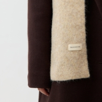 Шарф женский MIST, бежевый, 16*160&plusmn;5 см