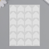 Набор уголков с кармашком для фотографий 24 уголка "Стиль" белый 12,5х9 см Набор уголков с кармашком для фотографий 24 уголка "Стиль" белый 12,5х9 см