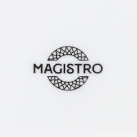 Салатник фарфоровый Magistro Argos, 1,4 л, 20&times;9 см, цвет белый