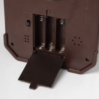 Светодиодная фигура &laquo;Дед Мороз на поезде&raquo; 31.5 &times; 18 &times; 18 см, полистоун, батарейки ААх3 (не в комплекте), USB, свечение тёплое белое