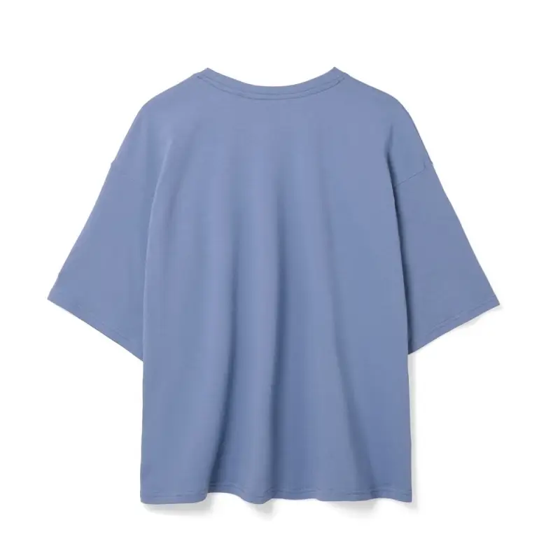 Футболка унисекс оверсайз Street Vibes, синяя (лавандовая), размер XS/S