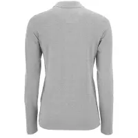 Рубашка поло женская с длинным рукавом Perfect LSL Women серый меланж, размер S