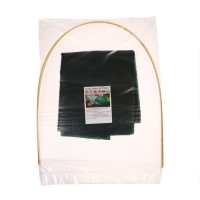 Парник от птиц, длина 4 м: сетка 6 &times; 2 м, затенение 80%; 4 дуги из стеклопластика, длина дуги 2 м, диаметр дуги 4 мм