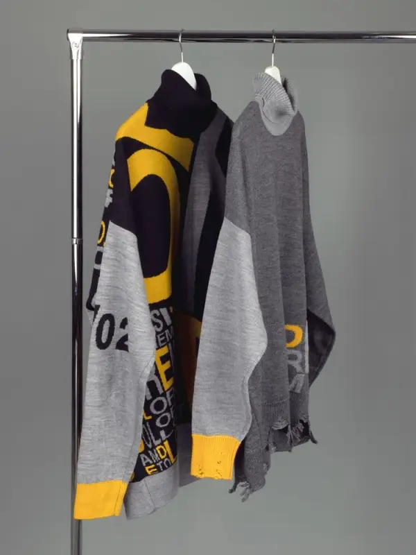 Свитер оверсайз Tricksy Net Grange на заказ, полушерсть, размер S/M