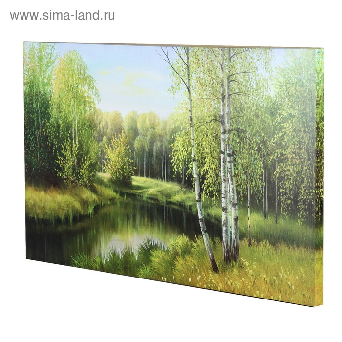 Картина на холсте "Лесная поэзия" 60*100 см