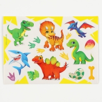 Фигурки &laquo;Динозавры&raquo;. Игровой набор: наклейки, магниты и раскраски