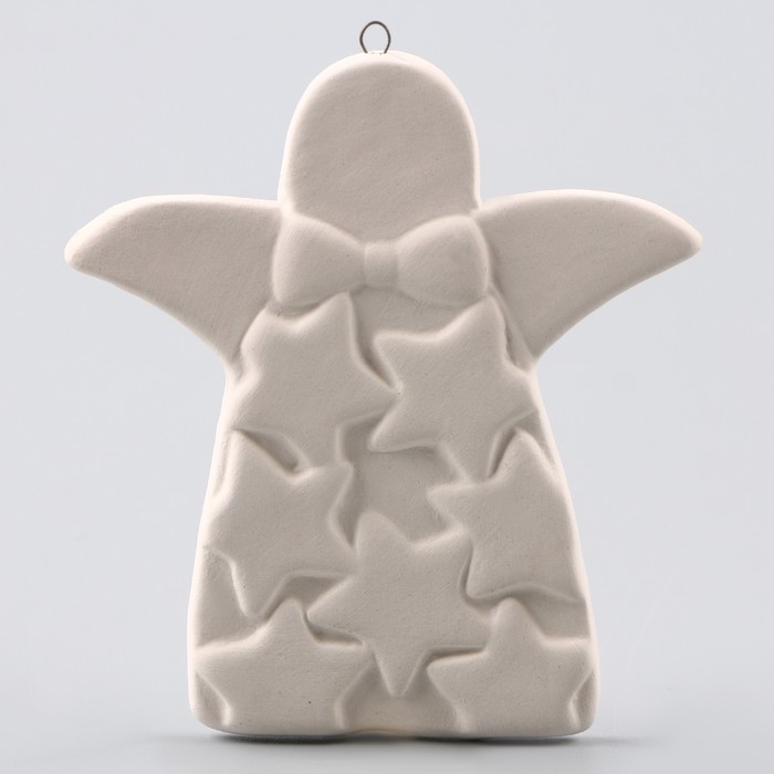 Новый год! Ёлочное украшение под раскраску &laquo;Ангел со звездами&raquo;, с подвесом