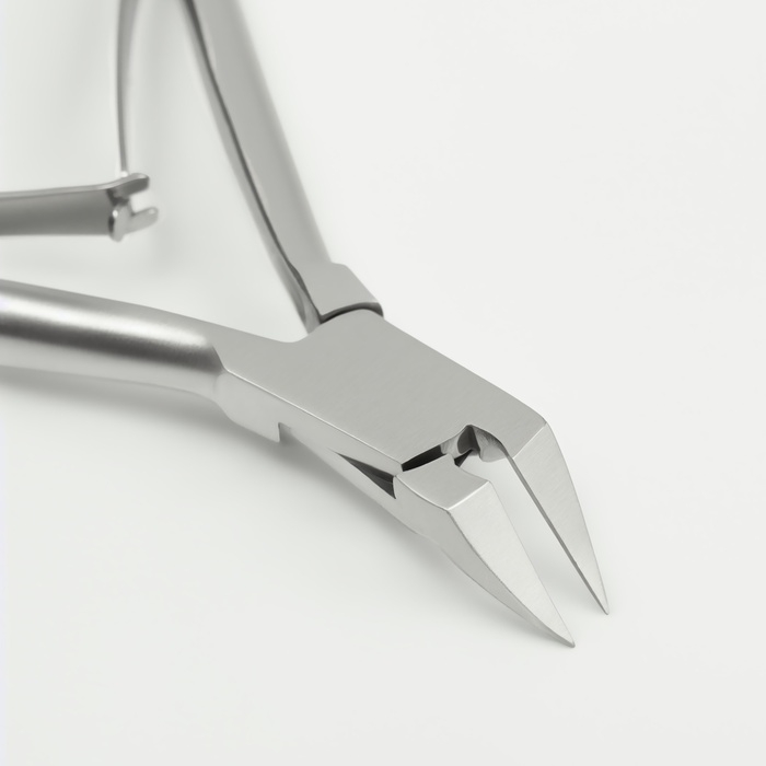 Кусачки педикюрные, 2 пружины, 10,5 см, длина лезвия - 12 мм, цвет серебристый Кусачки педикюрные, 2 пружины, 10,5 см, длина лезвия - 12 мм, цвет серебристый