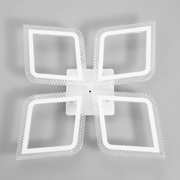 Люстра светодиодная дим. LOSANGA ДУ 3 реж. 82Вт белый 51х51х7.5см Ritter