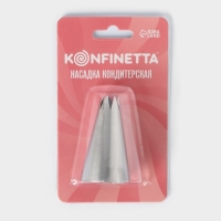 Насадка кондитерская KONFINETTA «Открытая звезда», d=3 см, выход 1 см, нержавеющая сталь Насадка кондитерская KONFINETTA «Открытая звезда», d=3 см, выход 1 см, нержавеющая сталь