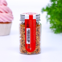 Кондитерская посыпка &laquo;Звезда большая&raquo; золотая, 50 г