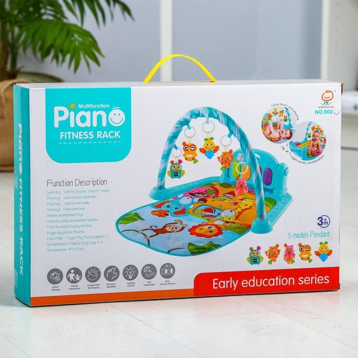 Развивающий музыкальный коврик &laquo;Малыши&raquo;, 73х47 см.