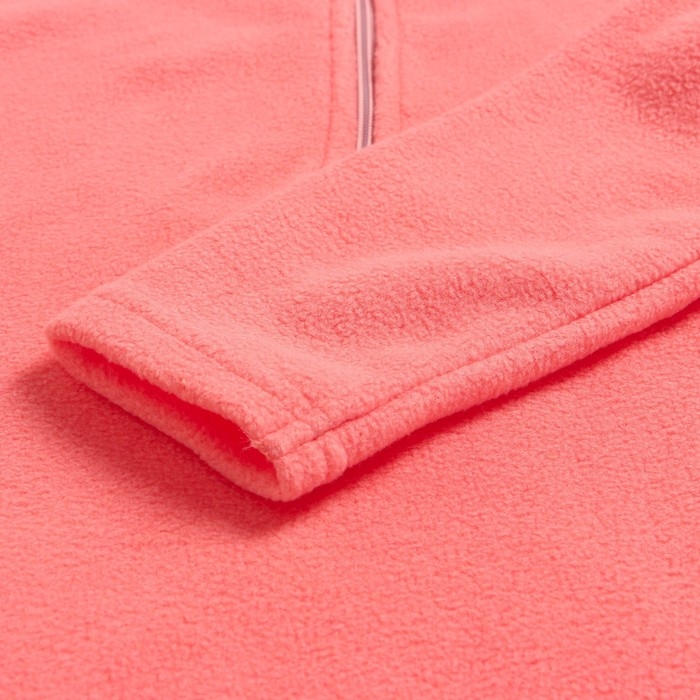 Джемпер для девочки флисовый, цвет персиковый, рост 122-128 см