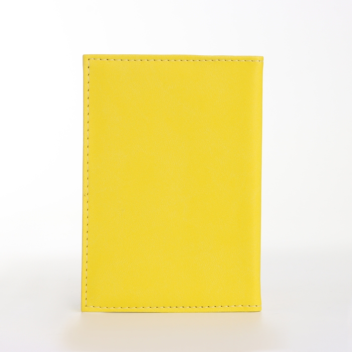 Обложка для паспорта, цвет жёлтый
