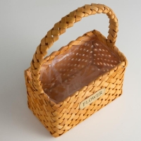 Набор корзин плетеных, секвойя, 23х14,5х13,5/31 см, 20х11,5х13/28 см, 2 шт.