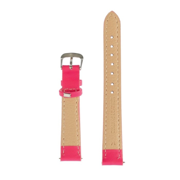 Ремешок для часов Ремешок для часов "Соломон", 14 мм, натуральная кожа, l-18 см, розовый