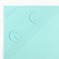 Детский вафельный уголок Экономь и Я 90х90 см, небесный, 100% хлопок, 200 г/м2 Детский вафельный уголок Экономь и Я 90х90 см, небесный, 100% хлопок, 200 г/м2