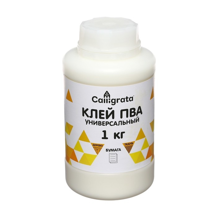 Клей ПВА 1000г Calligrata, Универсальный Клей ПВА 1000г Calligrata, Универсальный