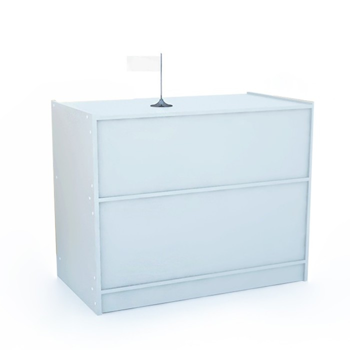 Прилавок рабочий эконом ЛДСП, 90&times;45&times;90 см, цвет белый