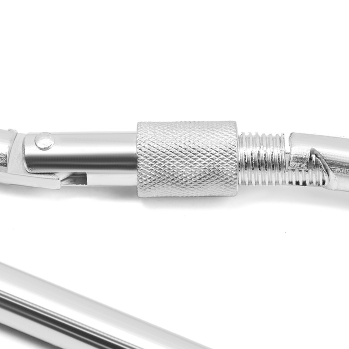 Карабин монтажный с фиксатором ТУНДРА krep, DIN5299D, 13х160 мм, оцинкованный, 1шт Карабин монтажный с фиксатором ТУНДРА krep, DIN5299D, 13х160 мм, оцинкованный, 1шт