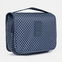 Косметичка-несессер на молнии, с крючком, цвет синий Косметичка-несессер на молнии, с крючком, цвет синий