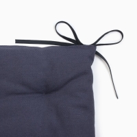 Сидушка на стул Этель Freedom violet 42х42см, 56%лён, 44%хл 405 г/м2