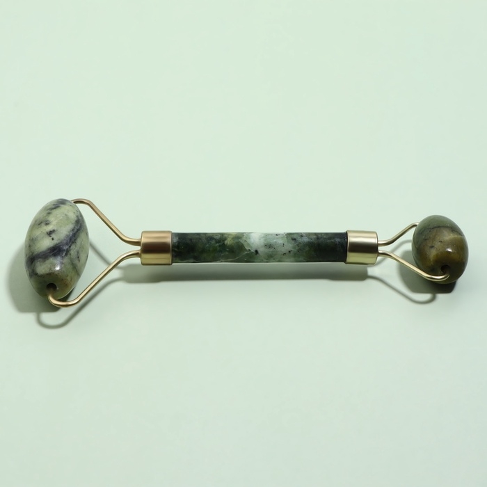 Массажный набор &laquo;Гуаша&raquo;, 18,5 &times; 10,5 &times; 2,5 см, цвет изумрудный