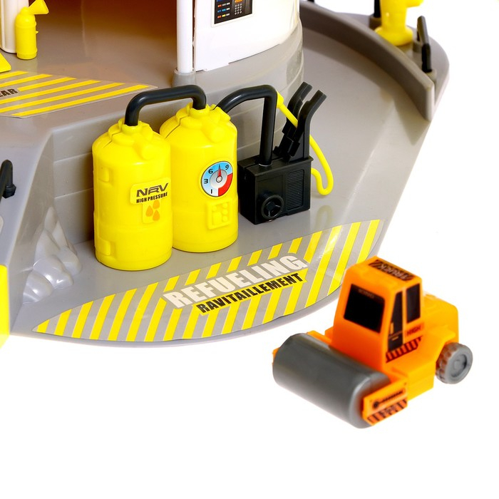 Игровой набор &laquo;Стройплощадка&raquo;, 2 уровня, вертолетная площадка