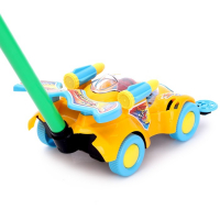 Каталка &laquo;Машинка гонка&raquo; на палочке, цвета МИКС