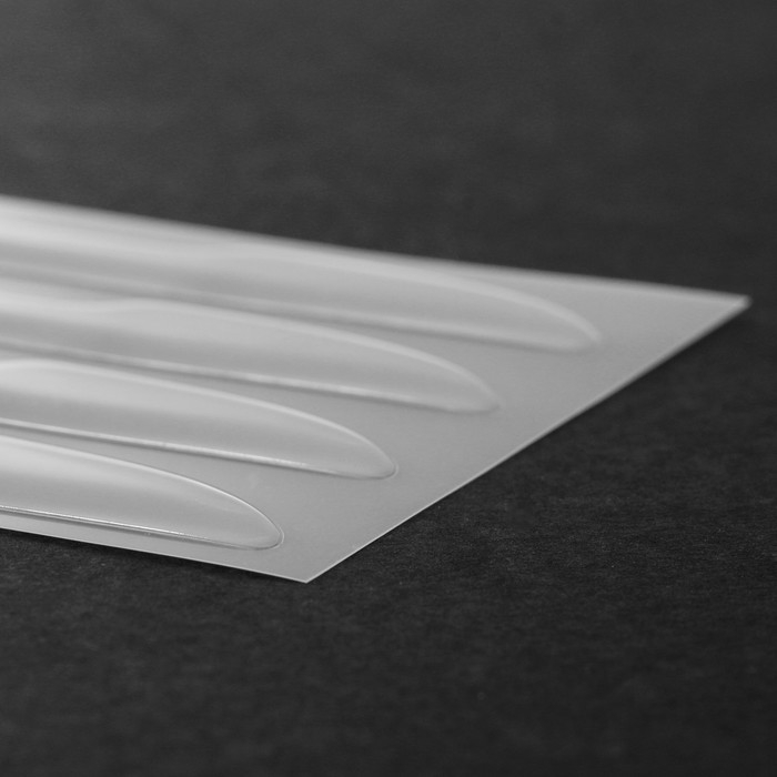 Накладка на двери, 15×1,7 см, противоударная, прозрачная, набор 4 шт Накладка на двери, 15×1,7 см, противоударная, прозрачная, набор 4 шт