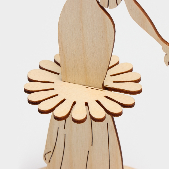 Салфетница деревянная &laquo;Статная&raquo;, с держателем для чая, 25&times;13&times;13 см