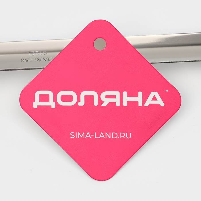 Половник из нержавеющей стали Доляна Everyday, 150 мл, 35&times;8,5 см, цвет серебряный