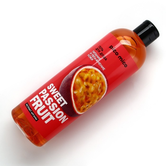 Гель для душа Sweet passionfruit, питание и увлажнение, 400 мл, аромат маракуйи, PICO MICO