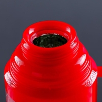 Термос 1 л, со стеклянной колбой, сохраняет тепло 8 ч, 12 х 28 см, микс