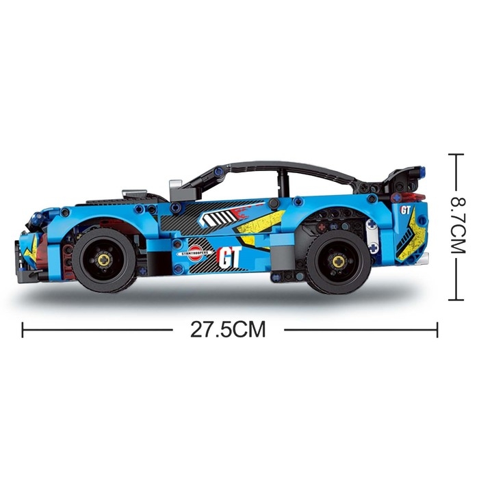Конструктор техно «Тачка», инерционный, 521 деталь Конструктор техно «Тачка», инерционный, 521 деталь