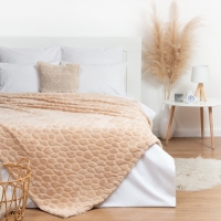 Плед Этель &laquo;Мозайка&raquo; 150х180 см, цвет бежевый