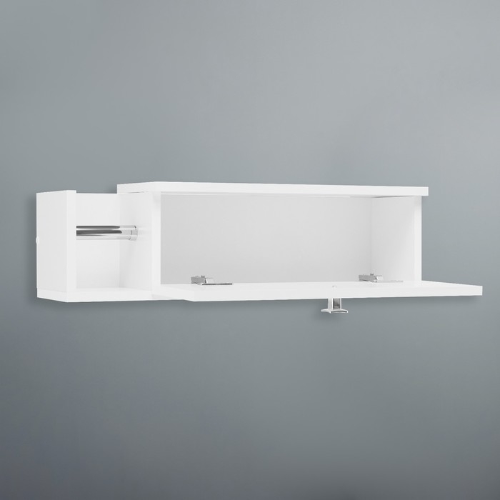 Шкаф навесной "ПШ Нота 70" горизонтальный с держателем для бумаги, 70 х 19 х 20 см