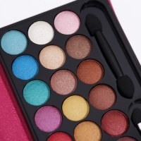 Набор декоративной косметики: тени для век, тени для бровей, блеск для губ, румяна, зеркало Набор декоративной косметики: тени для век, тени для бровей, блеск для губ, румяна, зеркало