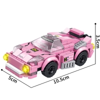 Конструктор Гонка «Спорткар», 101 деталь Конструктор Гонка «Спорткар», 101 деталь