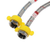 Cмеситель для кухни Accoona A4890FF-2, однорычажный, силиконовый излив, латунь, черный